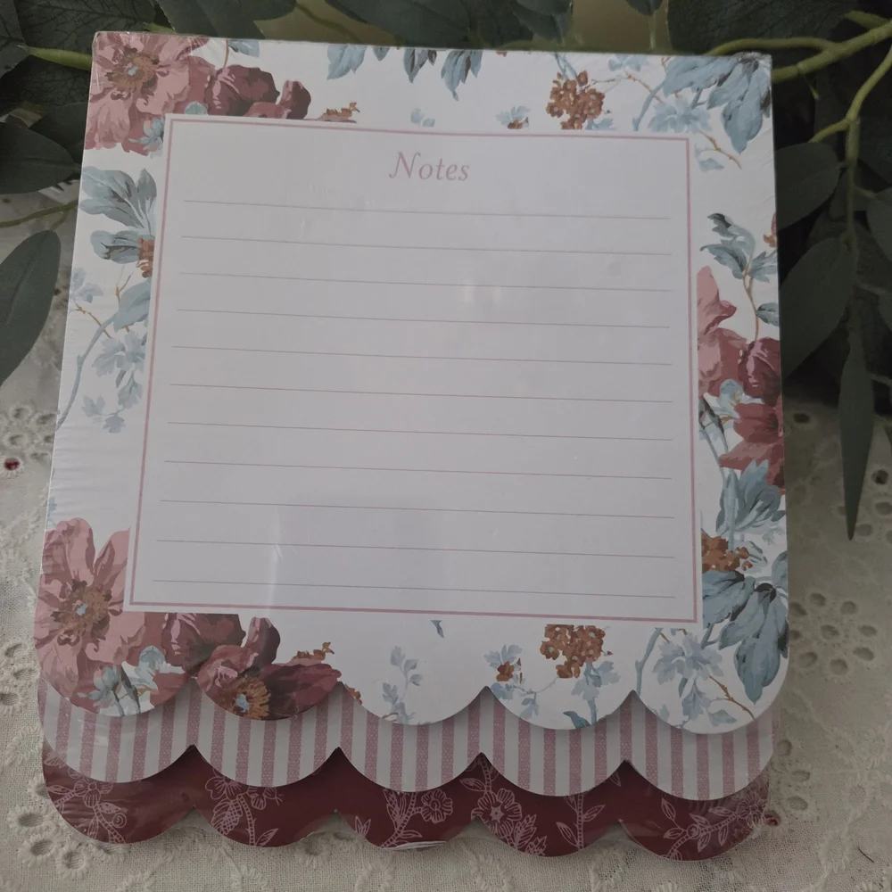 Laura Ashley Pink and Blue Floral Notepad Set